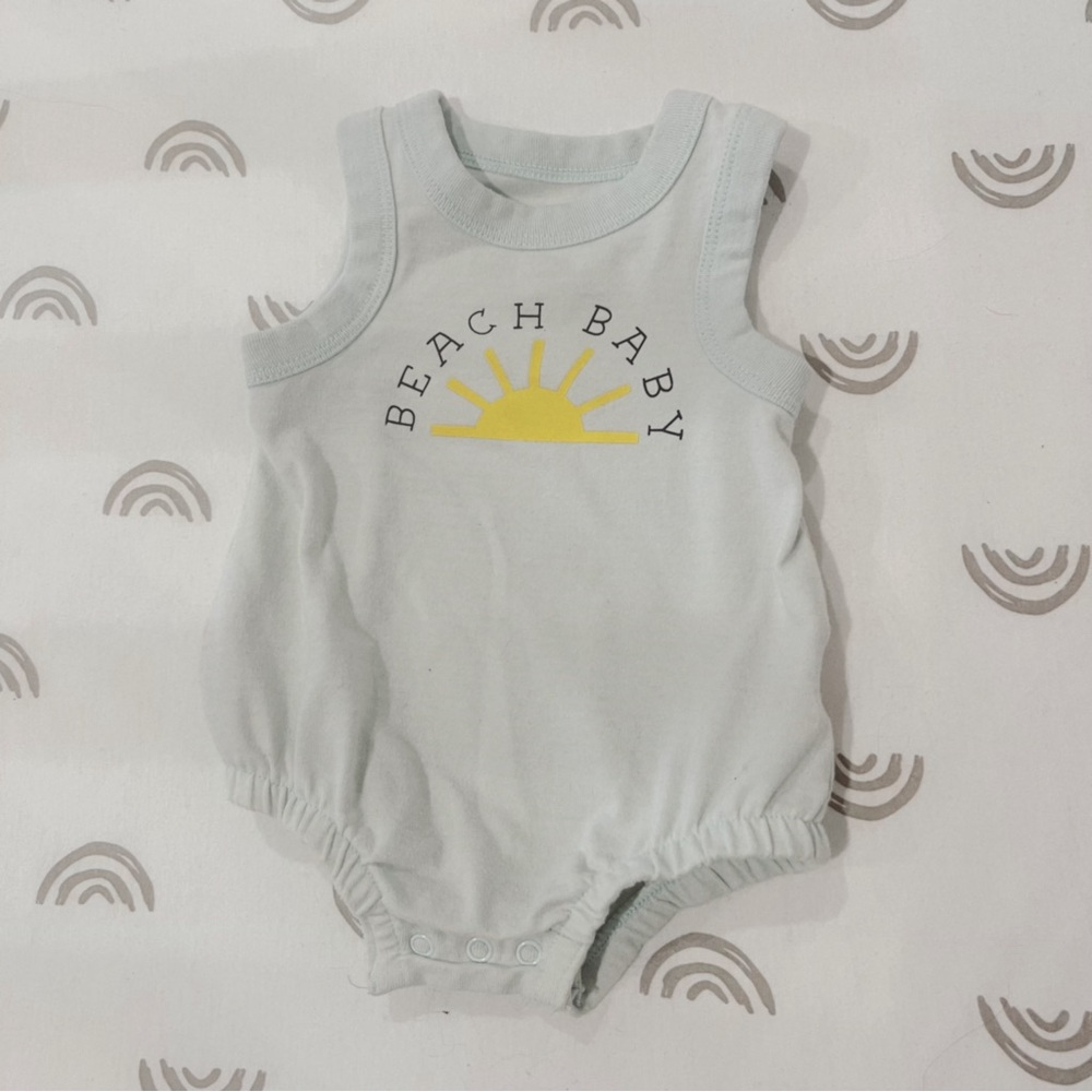 newborn beach baby onesie